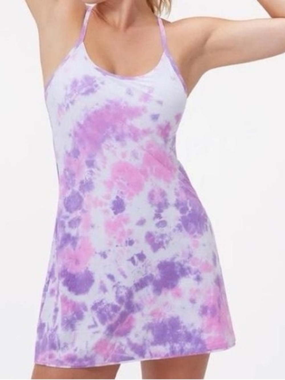 Outdoor Voices Maypop Pink Purple Tie-dye Active Dress Sz S Athletic Tennis Golf